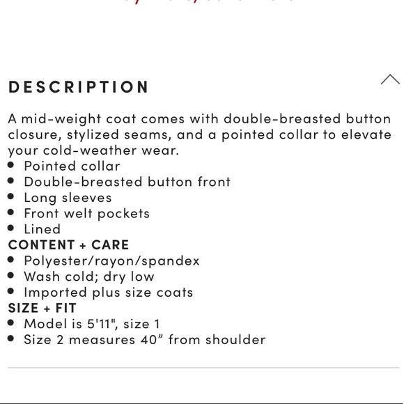 NWT Torrid size 4 Taupe Double-Breasted Coat - Picture 9 of 9